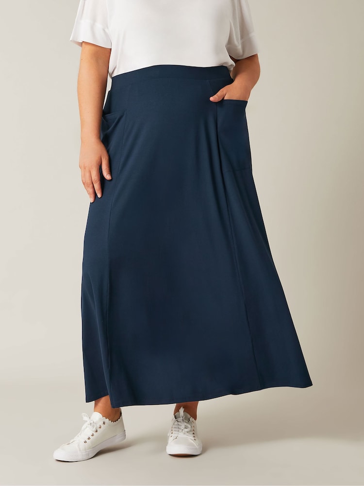 Evans Curve Maxi Skirt - Image 1 of 5