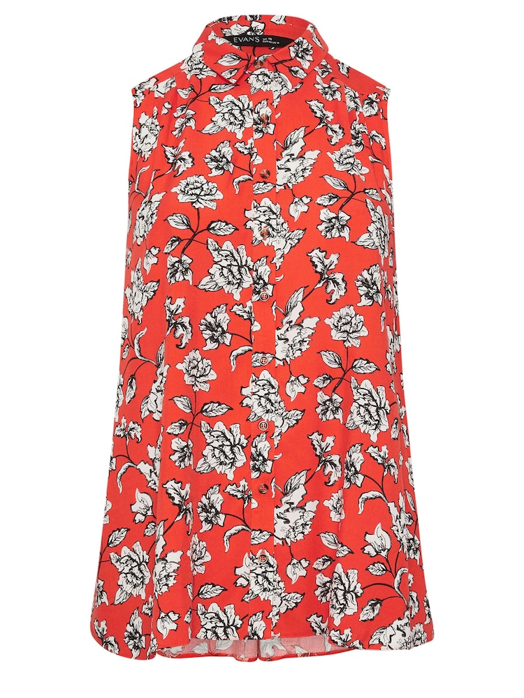 Evans Curve Floral Print Tunic - Image 5 of 5