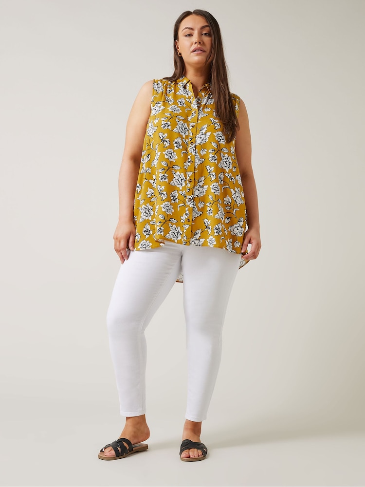 Evans Curve Floral Print Tunic - Image 1 of 5