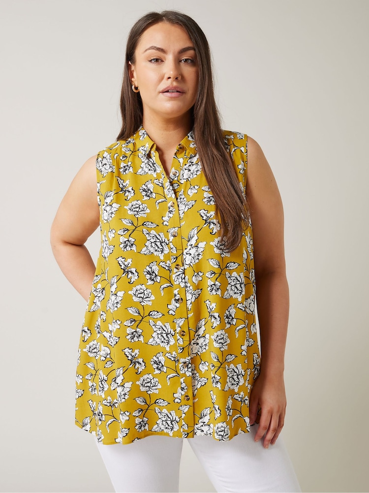 Evans Curve Floral Print Tunic - Image 2 of 5