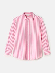 Rayas en rosa y blanco - Camisa larga y holgada Amilla de Joules - Imagen 7 de 7