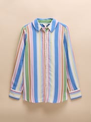 Joules Maeva Stripe Relaxed Fit 100% Linen Shirt - Image 7 of 7