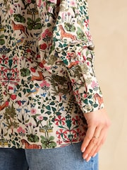 Joules Harper Multi Tie Neck Blouse - Image 6 of 7