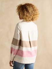 Tan/Pink - Joules Brinley Deck Shirt - Imagen 2 de 8