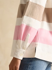 Tan/Pink - Joules Brinley Deck Shirt - Imagen 6 de 8