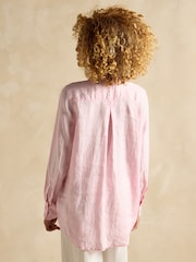 Rosa - Camisa 100% lino Selene de Joules - Imagen 2 de 7