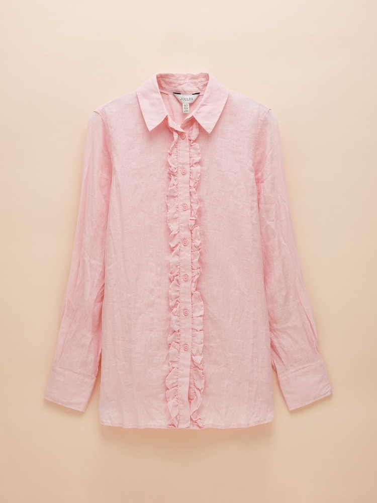 Rosa - Camisa 100% lino Selene de Joules - Imagen 7 de 7