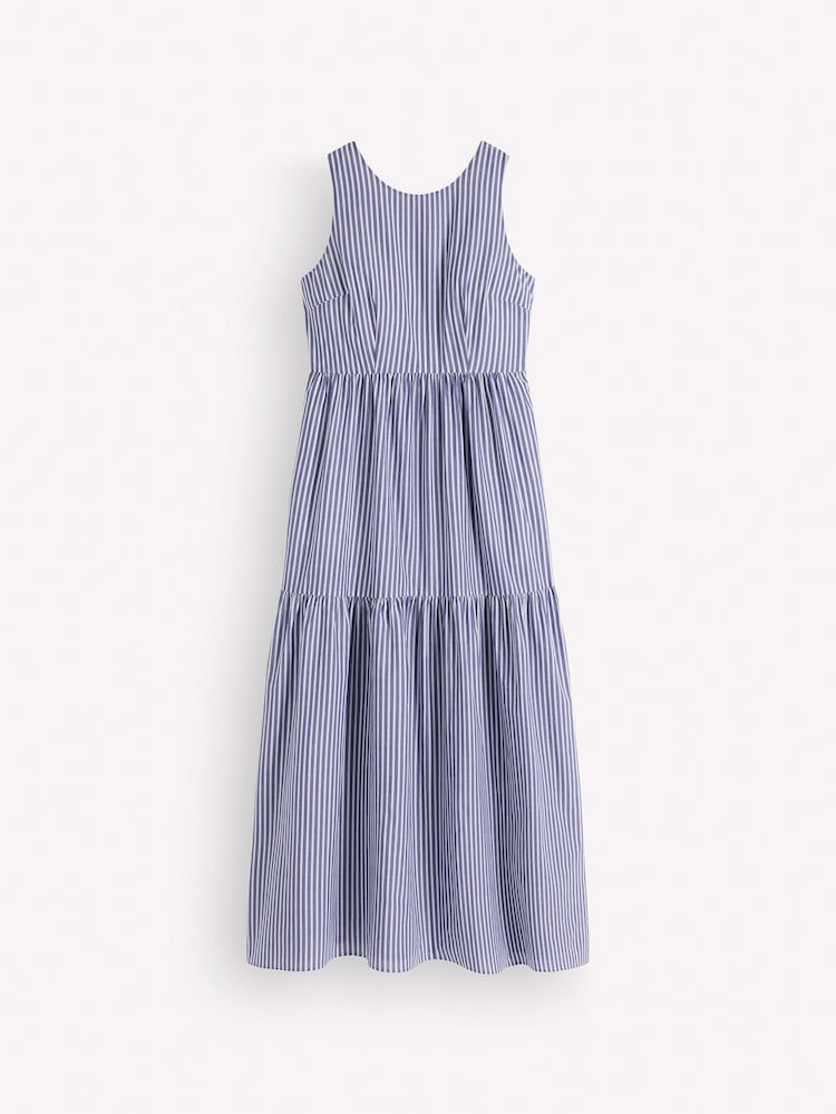 Boden Blue Sleeveless Poplin Dress - Image 7 of 7 Boden Blue Sleeveless Poplin Dress - Image 7 of 7