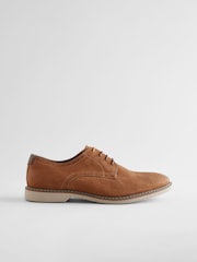 Tan Brown Smart Casual Derby Shoes - Image 2 of 6