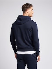 U.S. Polo Assn. Blue Mens Classic Fit 100% Cotton Double Horsemen Hoodie - Image 4 of 7