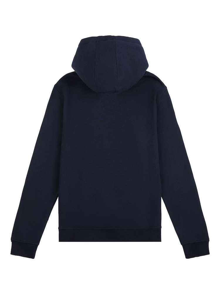 U.S. Polo Assn. Blue Mens Classic Fit 100% Cotton Double Horsemen Hoodie - Image 7 of 7