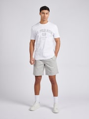 U.S. Polo Assn. White Mens Classic Fit Premium Graphic 100% Cotton T-Shirt - Image 4 of 8