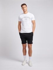 U.S. Polo Assn. Black Mens Classic Fit 100% Cotton Player 3 Sweat Shorts - Image 2 of 8