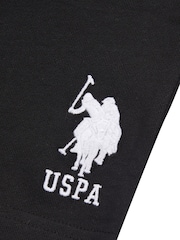 U.S. Polo Assn. Black Mens Classic Fit 100% Cotton Player 3 Sweat Shorts - Image 8 of 8