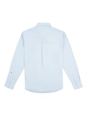 U.S. Polo Assn. Blue Chrome Linen Blend Mens Shirt - Image 8 of 10