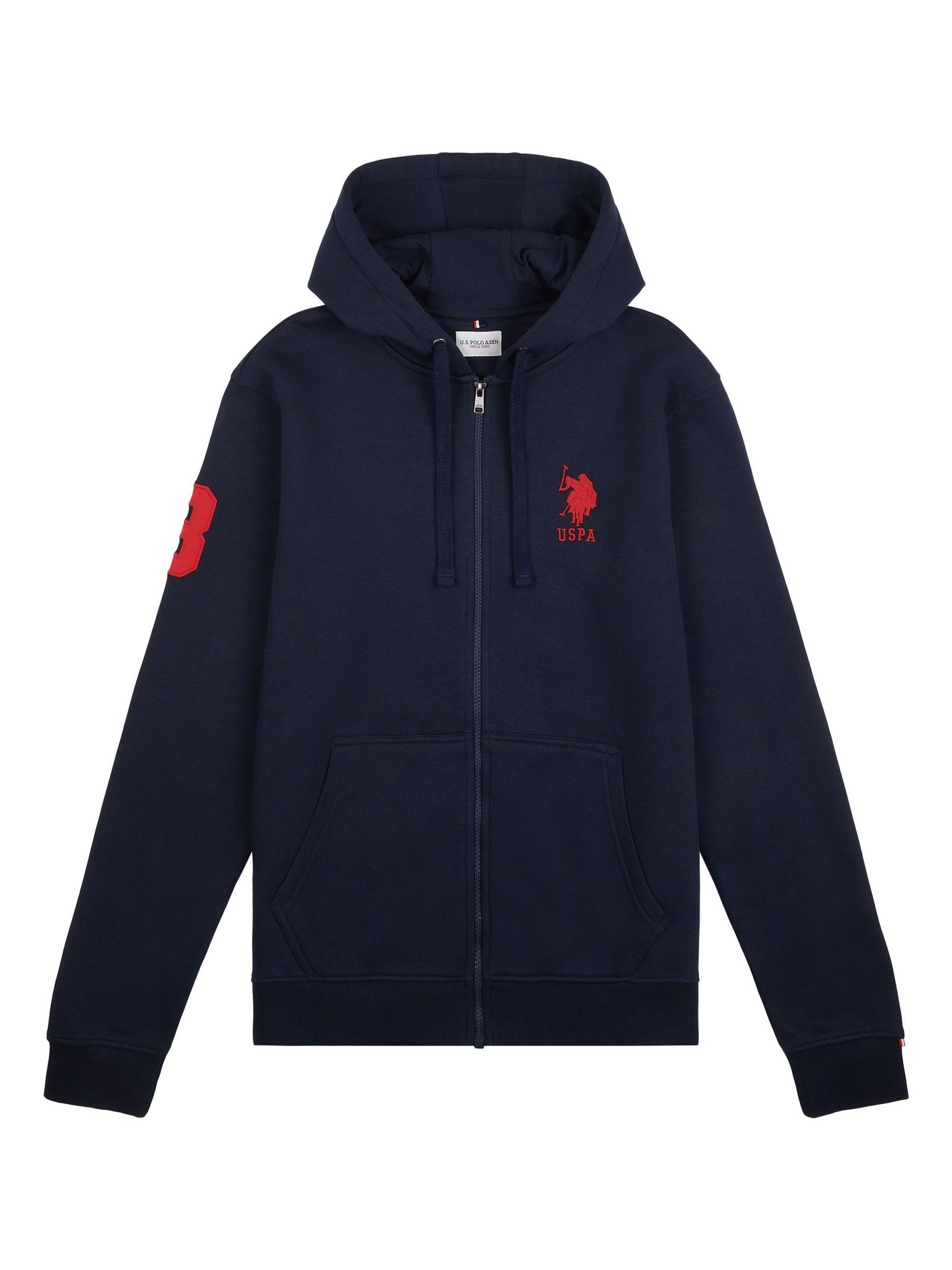Buy Синій - U.S. Polo Assn. Чоловіча класична фігура 100% бавовна 3 худі на блискавці з сайту Next Ukraine Buy Синій - U.S. Polo Assn. Чоловіча класична фігура 100% бавовна 3 худі на блискавці з сайту Next Ukraine