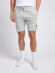 U.S. Polo Assn. Grey Mens Classic Fit 100% Cotton Player 3 Sweat Shorts - Image 1 of 9
