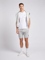 U.S. Polo Assn. Grey Mens Classic Fit 100% Cotton Player 3 Sweat Shorts - Image 3 of 9