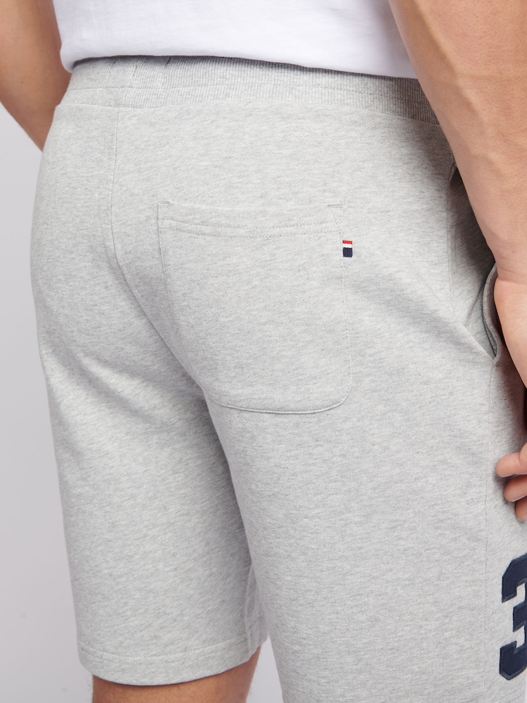 U.S. Polo Assn. Grey Mens Classic Fit 100% Cotton Player 3 Sweat Shorts - Image 6 of 9