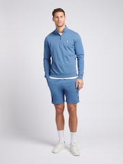 U.S. Polo Assn. Blue Mens Classic Fit 100% Cotton Player 3 Sweat Shorts - Image 3 of 8