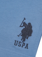 U.S. Polo Assn. Blue Mens Classic Fit 100% Cotton Player 3 Sweat Shorts - Image 8 of 8