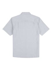 U.S. Polo Assn. Blue Mens Seersucker Stripe Short Sleeve Shirt - Image 6 of 9