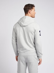 U.S. Polo Assn. Grey Mens Classic Fit 100% Cotton Player 3 Zip-Up Hoodie - Image 4 of 9