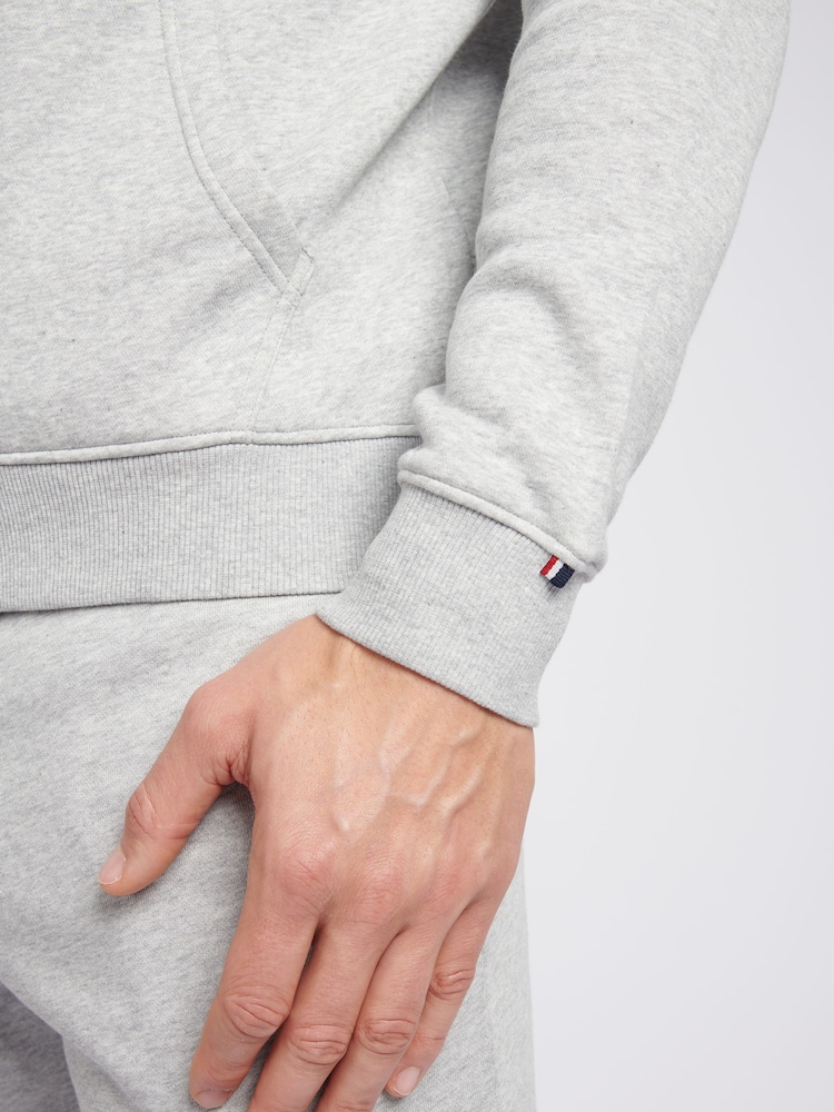 U.S. Polo Assn. Grey Mens Classic Fit 100% Cotton Player 3 Zip-Up Hoodie - Image 5 of 9