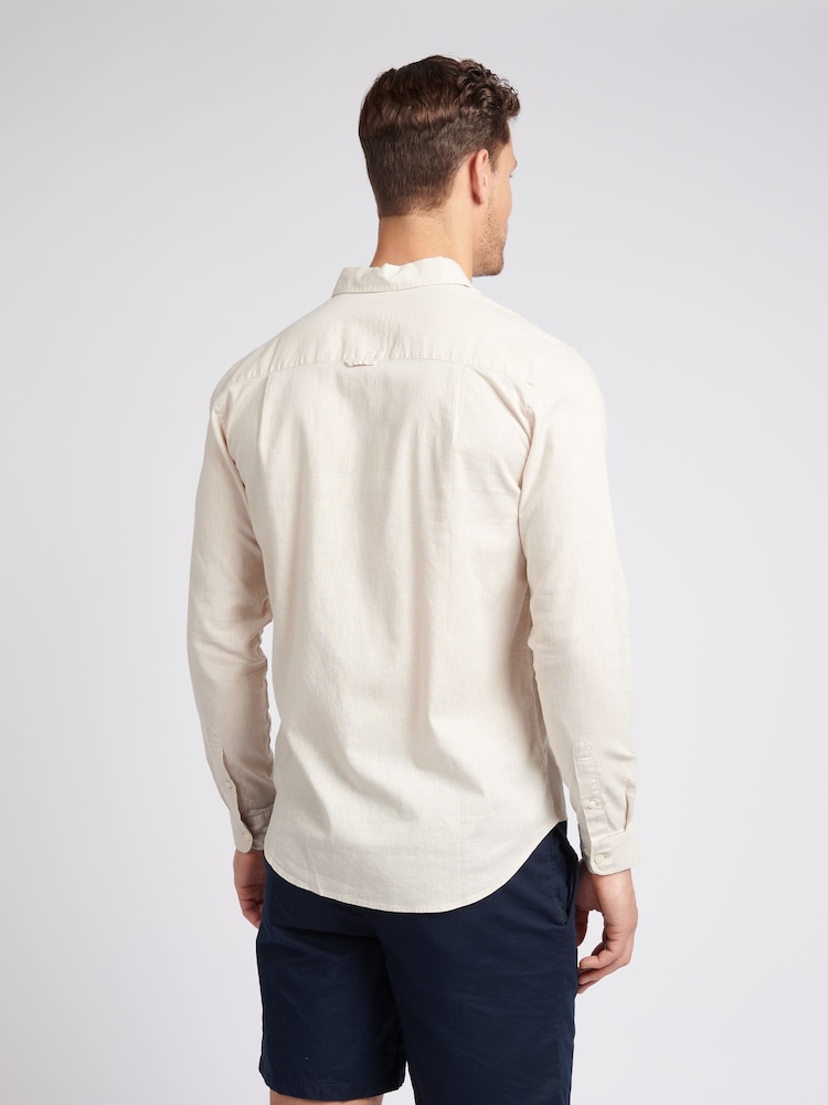 Коричневий - U.S. Polo Assn. льон Blend Mens сорочки - Image 3 of 7