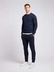 U.S. Polo Assn. Blue Classic Fit Mens Double Horsemen Sweatshirt - Image 3 of 7