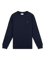 U.S. Polo Assn. Blue Classic Fit Mens Double Horsemen Sweatshirt - Image 5 of 7