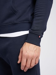 U.S. Polo Assn. Blue Mens Classic Fit 100% Cotton Double Horsemen Zip Up Hoodie - Image 5 of 8
