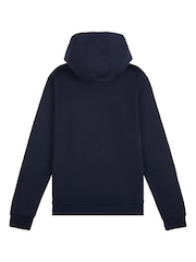 U.S. Polo Assn. Blue Mens Classic Fit 100% Cotton Double Horsemen Zip Up Hoodie - Image 7 of 8