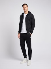 U.S. Polo Assn. Black Mens Classic Fit 100% Cotton Double Horsemen Zip Up Hoodie - Image 3 of 8