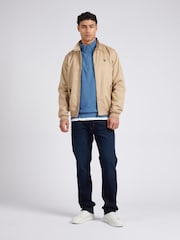 U.S. Polo Assn. Blue Mens Classic Fit Quarter Zip Sweatshirt - Image 5 of 8