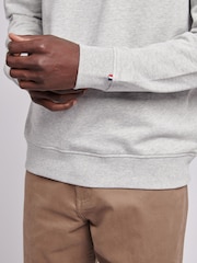 U.S. Polo Assn. Grey Mens Classic Fit Quarter Zip Sweatshirt - Image 4 of 8