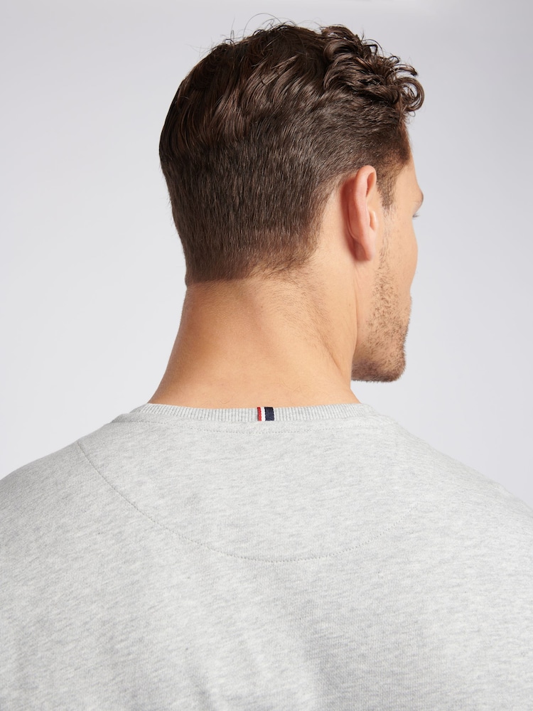 U.S. Polo Assn. Grey Classic Fit Mens Double Horsemen Sweatshirt - Image 5 of 8