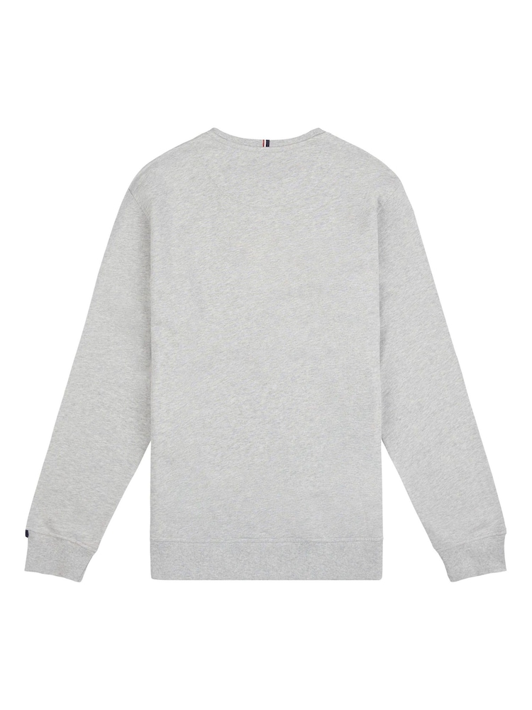 U.S. Polo Assn. Grey Classic Fit Mens Double Horsemen Sweatshirt - Image 7 of 8