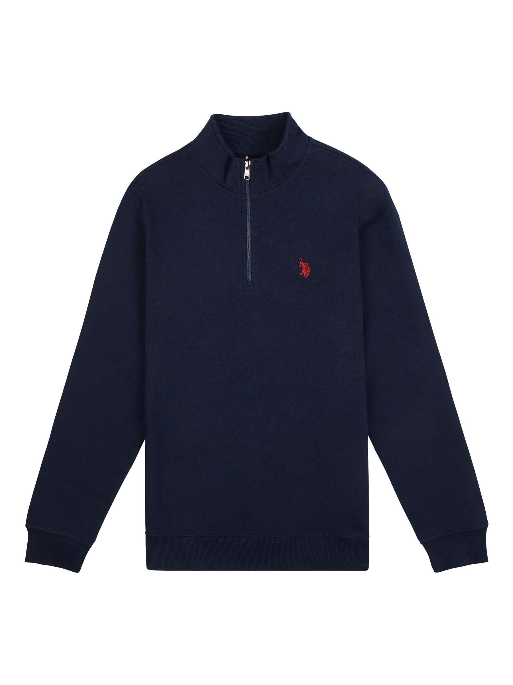 Buy U.S. Polo Assn. Dark Blue Mens Classic Fit Quarter Zip