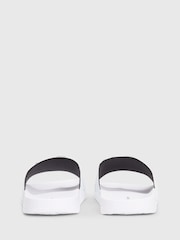 Calvin Klein White Logo Pool Slides - Image 4 of 7