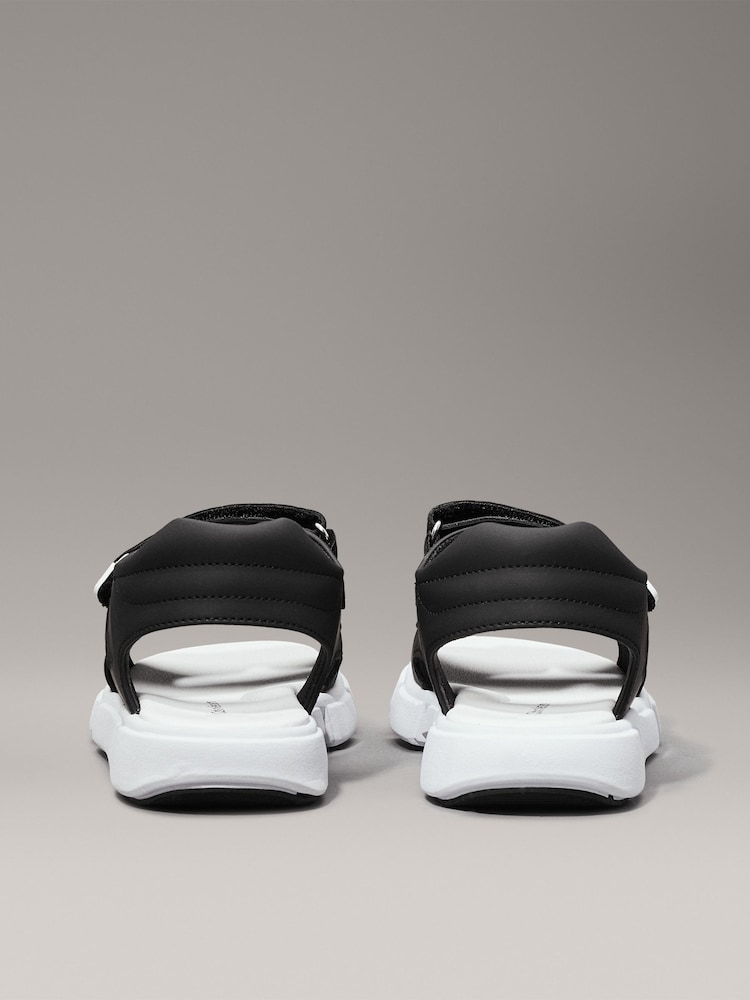 Calvin Klein Black Velcro Sandals - Image 2 of 7