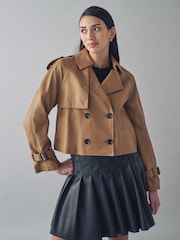 Urban Code Black Faux Leather Pleated Skirt - Image 2 of 7