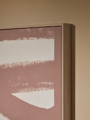 MADE.COM Innes Brown Abstract Canvas Wall Art - Image 2 of 4