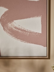 MADE.COM Innes Brown Abstract Canvas Wall Art - Image 3 of 4