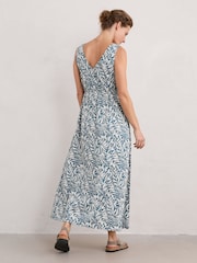 Seasalt Cornwall Blue Polmanter Jersey Dress - Image 4 of 6