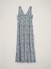 Seasalt Cornwall Blue Polmanter Jersey Dress - Image 5 of 6