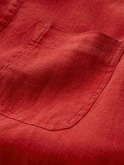 Seasalt Cornwall Red Mens Artist's Shirt - Image 5 of 5