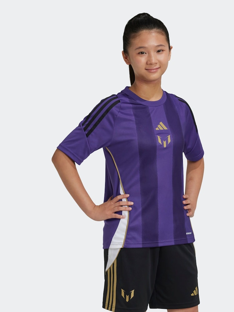 adidas Purple Messi Shirt - Image 1 of 9