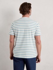 Seasalt Cornwall Blue Mens Seven Seas Sailor T-Shirt - Image 2 of 6