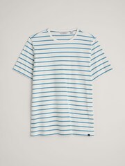 Seasalt Cornwall Blue Mens Seven Seas Sailor T-Shirt - Image 5 of 6